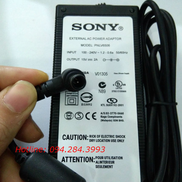 Sạc nguồn loa Bluetooth Sony 15V